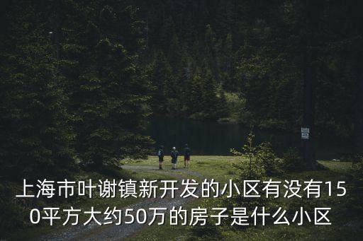 上海市葉謝鎮(zhèn)新開發(fā)的小區(qū)有沒有150平方大約50萬的房子是什么小區(qū)