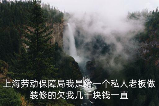 上海勞動(dòng)保障局我是給一個(gè)私人老板做裝修的欠我?guī)浊K錢(qián)一直