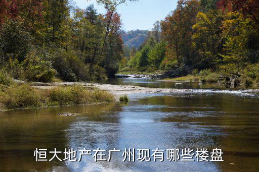 廣州恒大樓盤 分布圖，恒大地產(chǎn)在廣州現(xiàn)有哪些樓盤