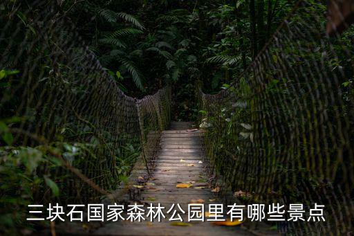 三塊石國家森林公園里有哪些景點(diǎn)