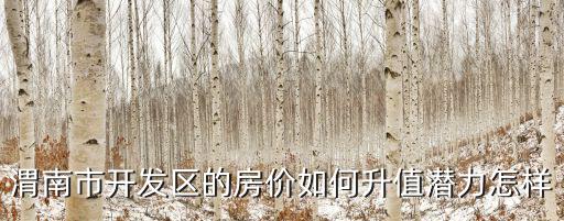 渭南市開發區的房價如何升值潛力怎樣