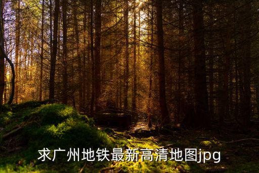 求廣州地鐵最新高清地圖jpg