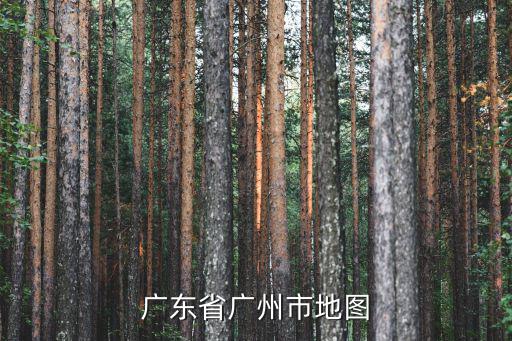 廣東省廣州市地圖