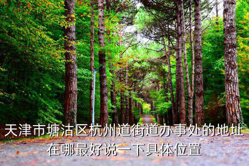 天津市濱海新區(qū)塘沽區(qū)的杭州道，塘沽區(qū)杭州道派出所屬什么街
