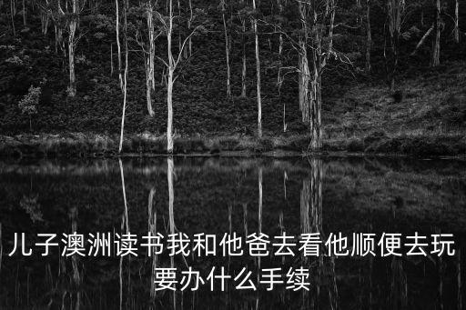 兒子澳洲讀書我和他爸去看他順便去玩要辦什么手續