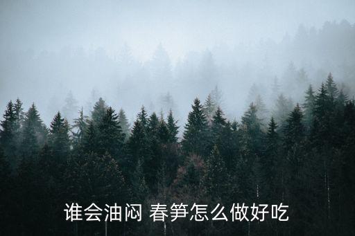 誰會油悶 春筍怎么做好吃