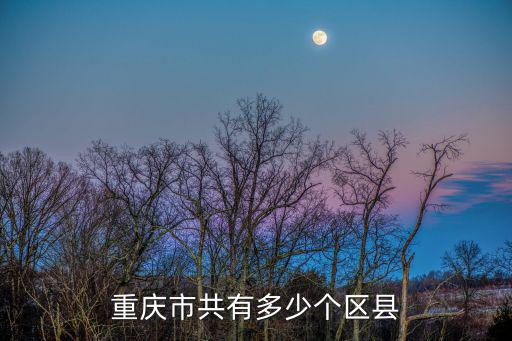 重慶市共有多少個區縣
