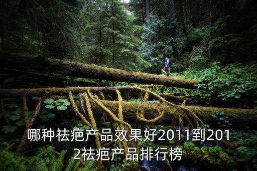 哪種祛疤產(chǎn)品效果好2011到2012祛疤產(chǎn)品排行榜