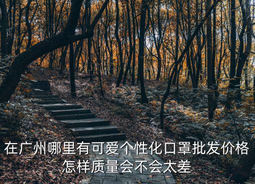 在廣州哪里有可愛個性化口罩批發價格怎樣質量會不會太差
