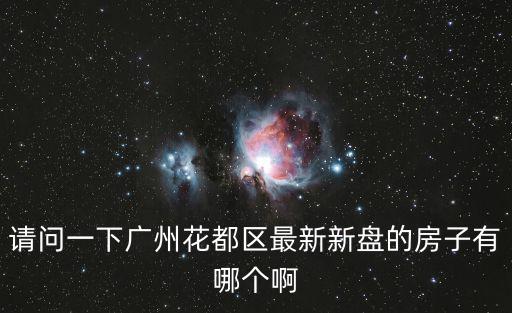 請(qǐng)問一下廣州花都區(qū)最新新盤的房子有哪個(gè)啊