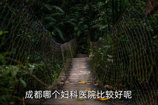 成都哪個婦科醫院比較好呢