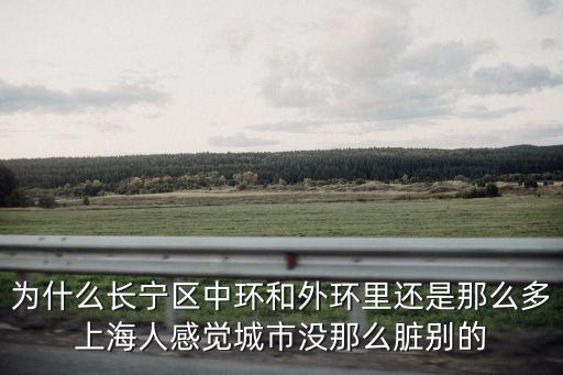 為什么長寧區中環和外環里還是那么多上海人感覺城市沒那么臟別的