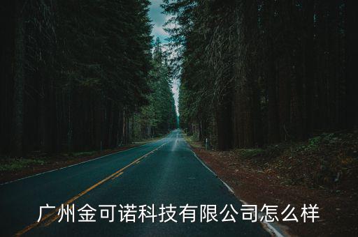 廣州金可諾科技有限公司怎么樣