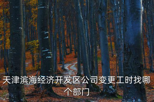 天津濱海經濟開發區公司變更工時找哪個部門