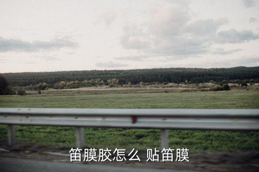 笛膜膠怎么 貼笛膜