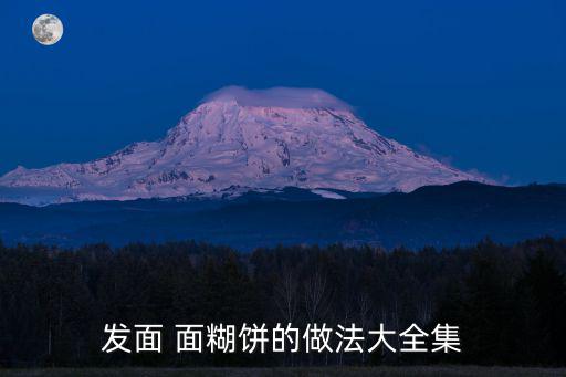 發面 面糊餅的做法大全集