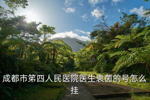 成都市笫四人民醫(yī)院醫(yī)生袁茵的號(hào)怎么掛