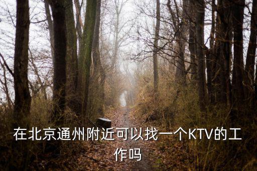 在北京通州附近可以找一個(gè)KTV的工作嗎