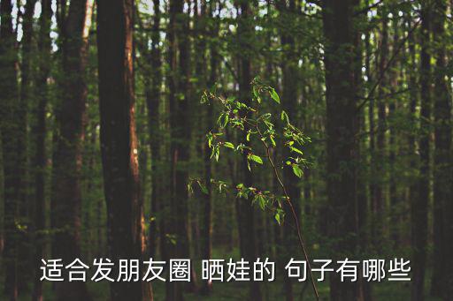 適合發(fā)朋友圈 曬娃的 句子有哪些