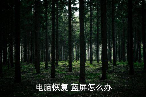 電腦藍(lán)屏修復(fù),電腦突然藍(lán)屏怎么辦?