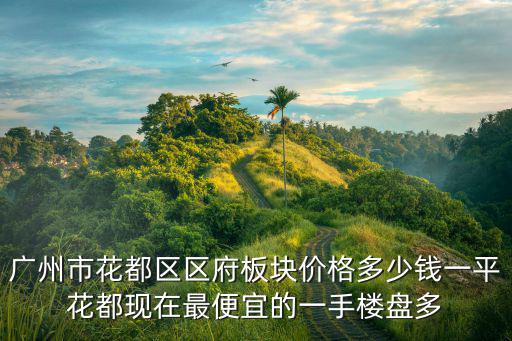 廣州市花都區(qū)區(qū)府板塊價格多少錢一平花都現(xiàn)在最便宜的一手樓盤多