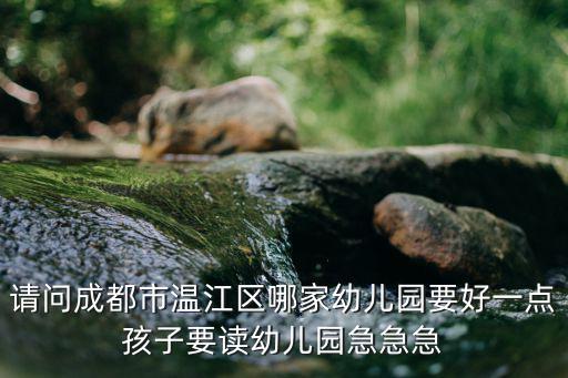 成都市育才國際幼兒園，求推薦成都的高端幼兒園