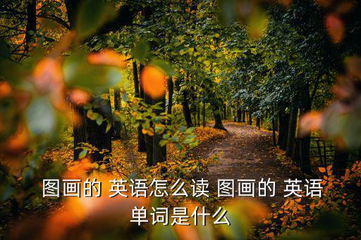  圖畫的 英語怎么讀 圖畫的 英語單詞是什么