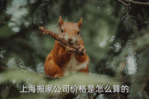 上海搬家公司價格是怎么算的