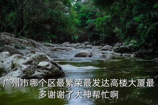 廣州市哪個(gè)區(qū)最繁榮最發(fā)達(dá)高樓大廈最多謝謝了大神幫忙啊