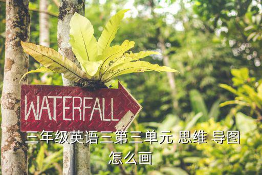  三年級英語三第三單元 思維 導圖怎么畫