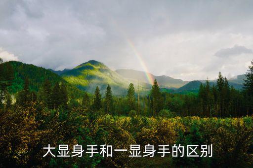  大顯身手和一顯身手的區(qū)別