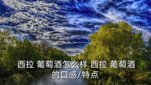  西拉 葡萄酒怎么樣 西拉 葡萄酒的口感/特點