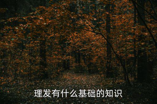 理發(fā)有什么基礎(chǔ)的知識