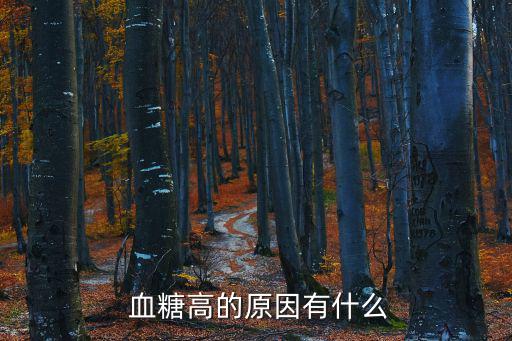  血糖高的原因有什么
