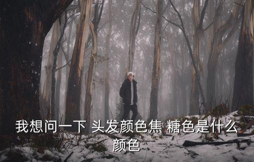 我想問一下 頭發顏色焦 糖色是什么顏色