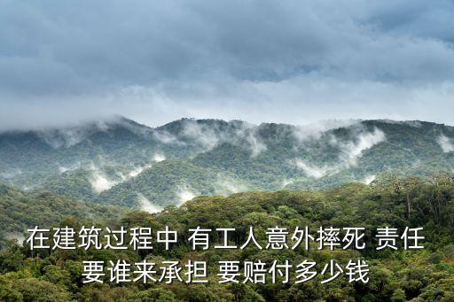 上海中心大廈摔死得工人是誰，房東包木工訂模板木工請了一個工人不幸摔死請問誰的責任最大  搜