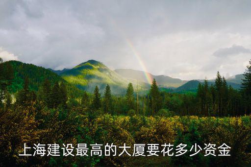 建上海中心大廈用了多少錢，上海建設最高的大廈要花多少資金