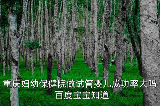 重慶婦幼保健院做試管嬰兒成功率大嗎  百度寶寶知道