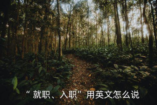 就職,第一集:就職與上床就職就職