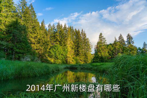 2014年廣州新樓盤有哪些