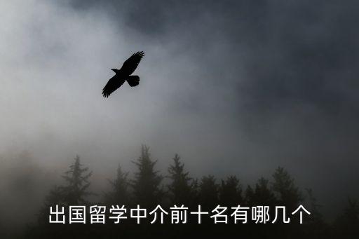 出國留學中介前十名有哪幾個