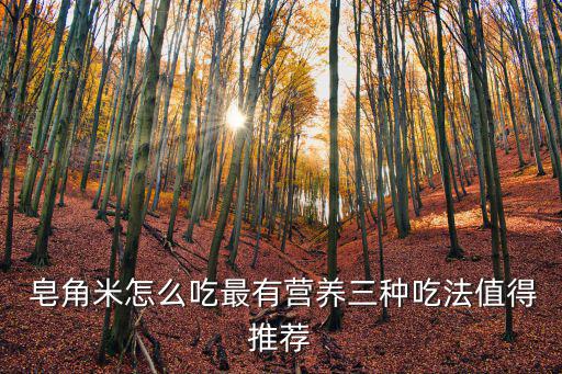 皂角米怎么吃最有營養三種吃法值得推薦
