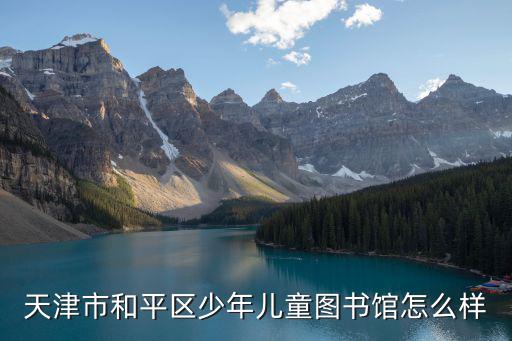天津市和平區(qū)少年兒童圖書館怎么樣