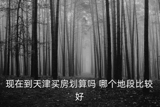 現在到天津買房劃算嗎 哪個地段比較好
