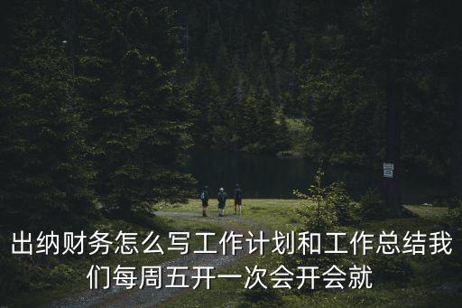 出納財務怎么寫工作計劃和工作總結我們每周五開一次會開會就