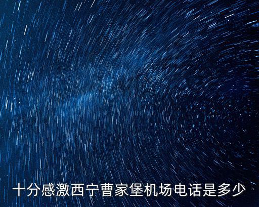 十分感激西寧曹家堡機場電話是多少