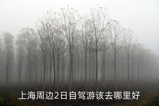 上海周邊2日自駕游該去哪里好