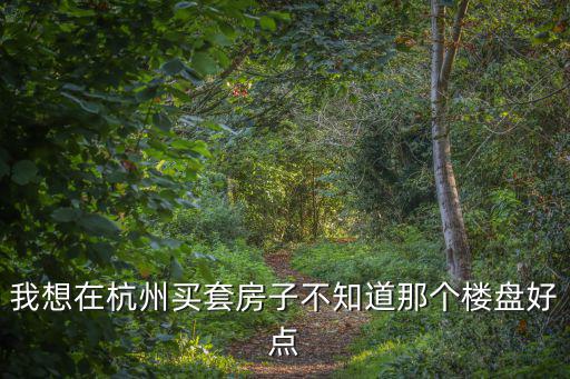 杭州樓盤，現在在杭州地區在什么樓盤購房較合算