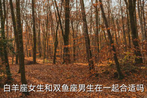 白羊座女生和雙魚座男生在一起合適嗎