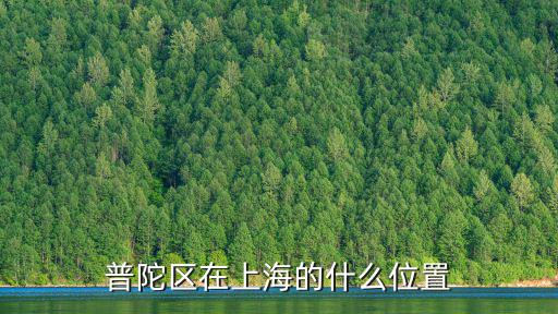 普陀區在上海的什么位置